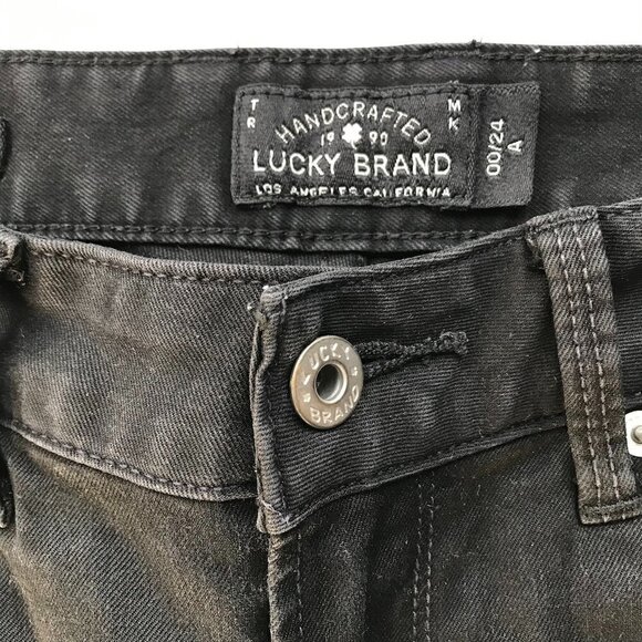 LUCKY BRAND Lolita Skinny Dark Grey Jean, Low-Rise Lightweight Denim 00/24 - Picture 10 of 16